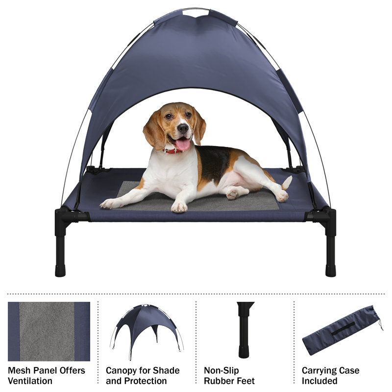 PETMAKER 30x24 Elevated Dog Bed with Canopy